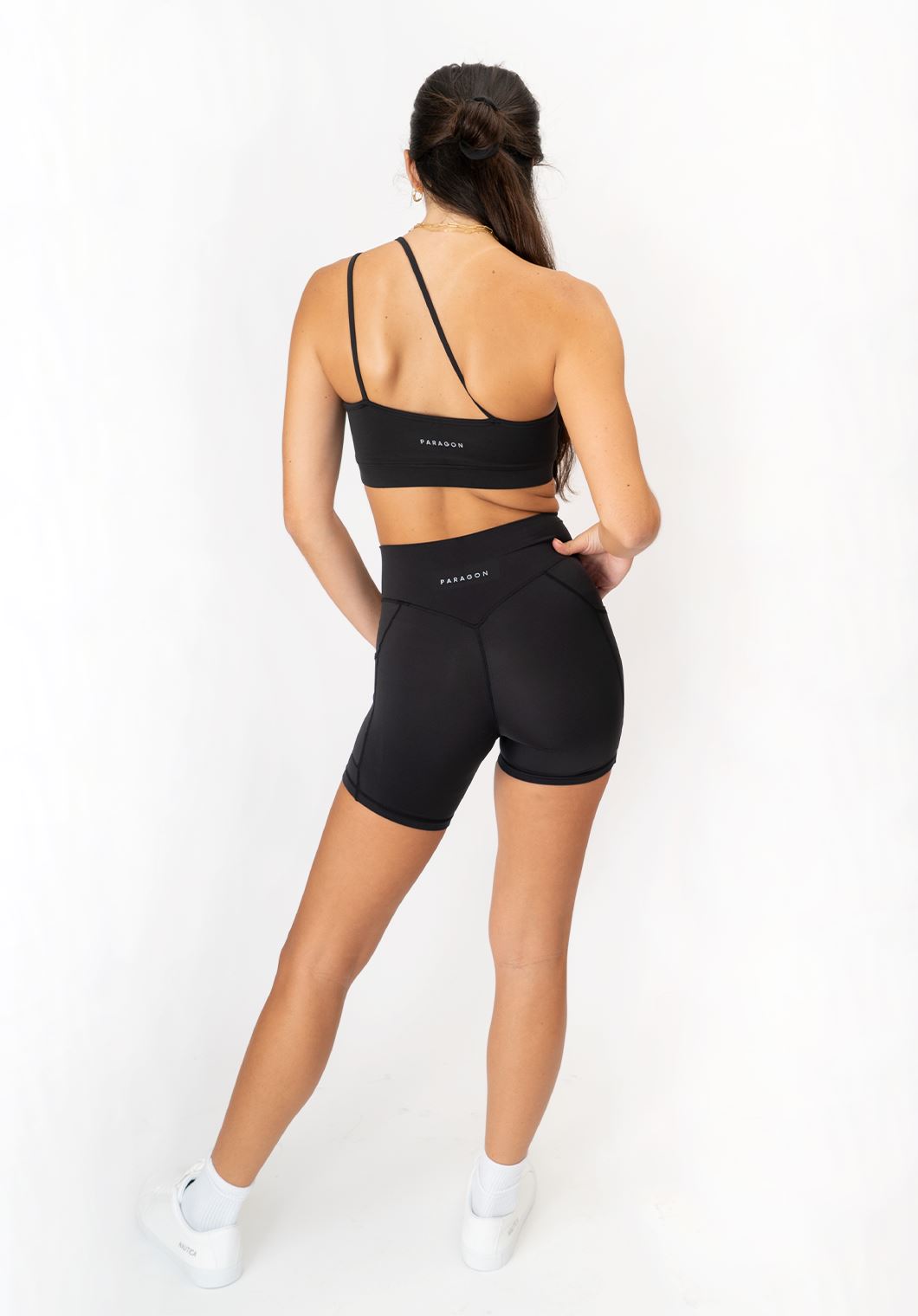 High Rise Naked Pocket Short 5" Black Shorts Paragon Fitwear 