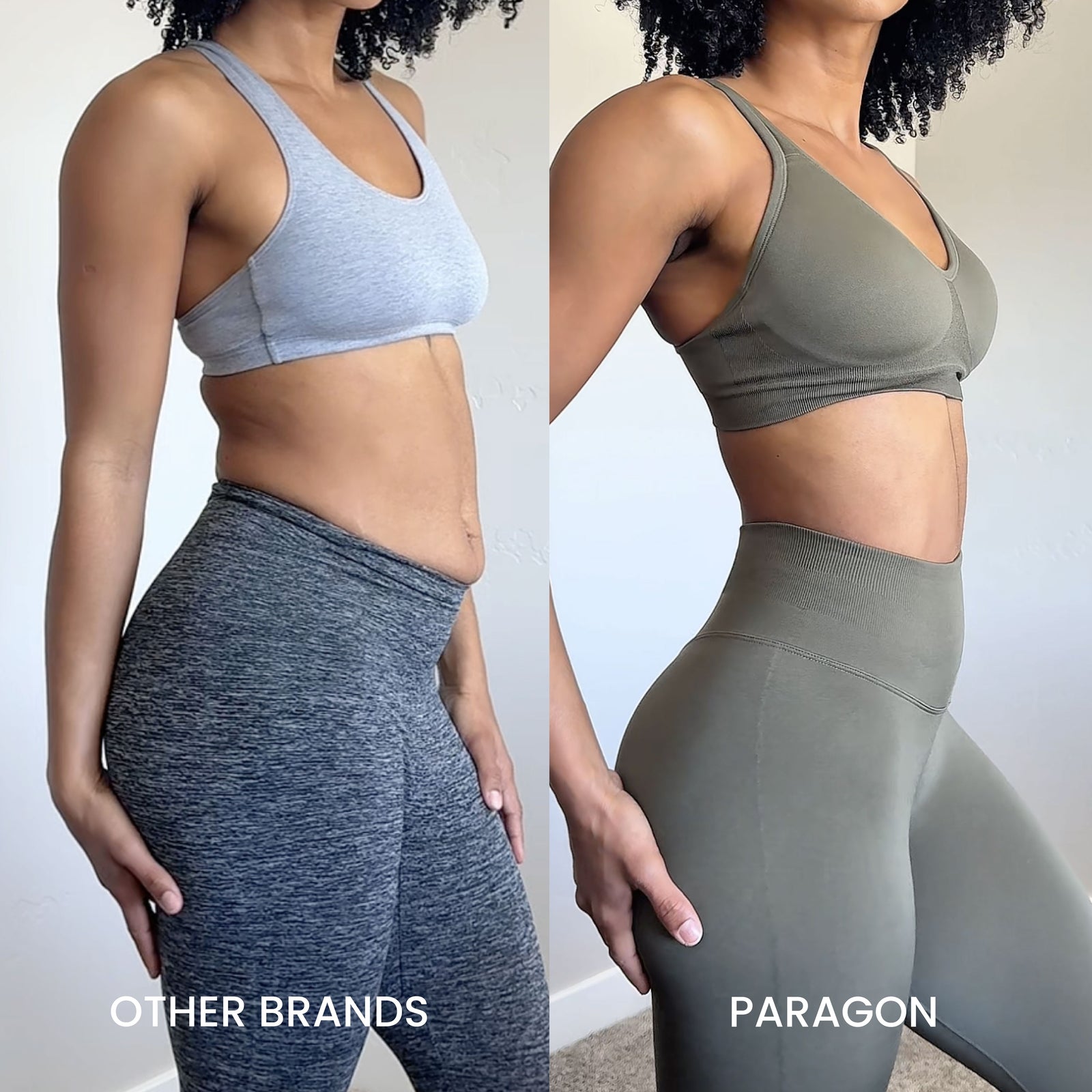 CurveFlex Hourglass Sculptseam® Plus Seamless Legging Black Leggings/Joggers Paragon Fitwear 
