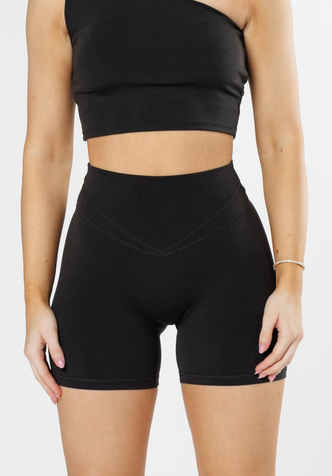 Reluna Icon Sculptseam® Plus Short 5” Black Shorts Paragon Fitwear 