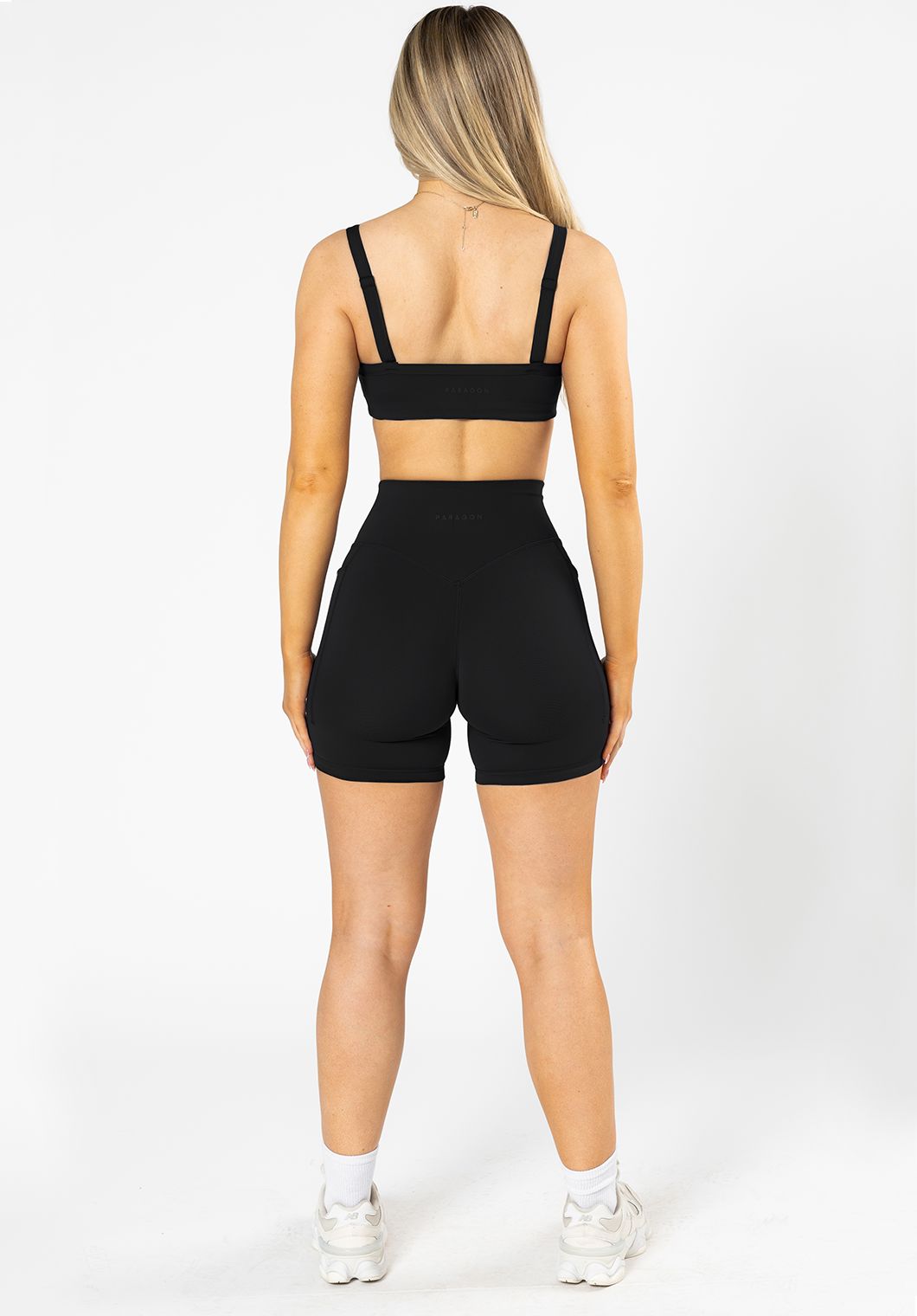 Reluna™ Empower Sculptseam® Pocket Short 6” Black Shorts Paragon Fitwear 