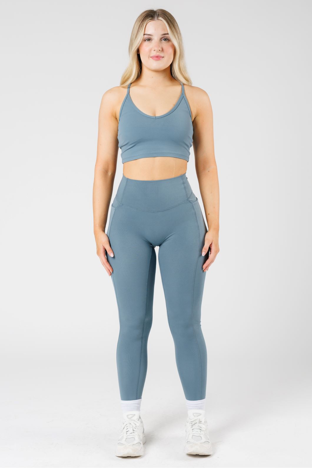 Reluna Original Sculptseam® Pocket Legging Slate Leggings/Joggers Paragon Fitwear 