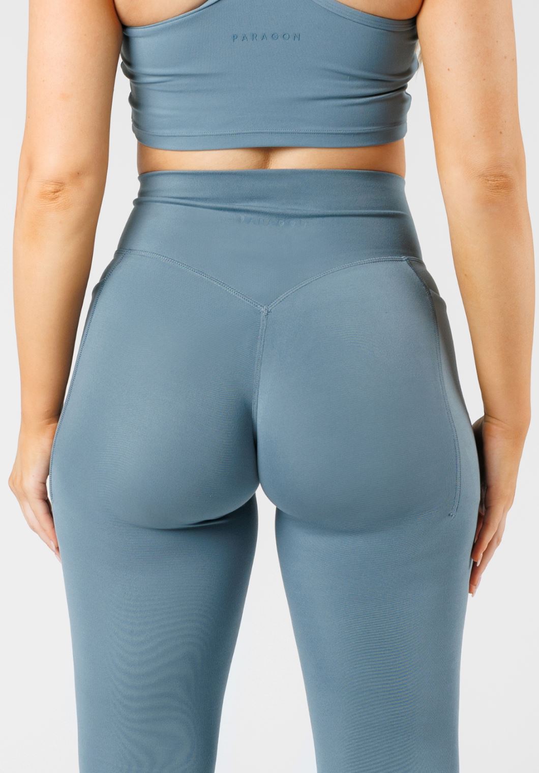 Reluna Original Sculptseam® Pocket Legging Slate Leggings/Joggers Paragon Fitwear 