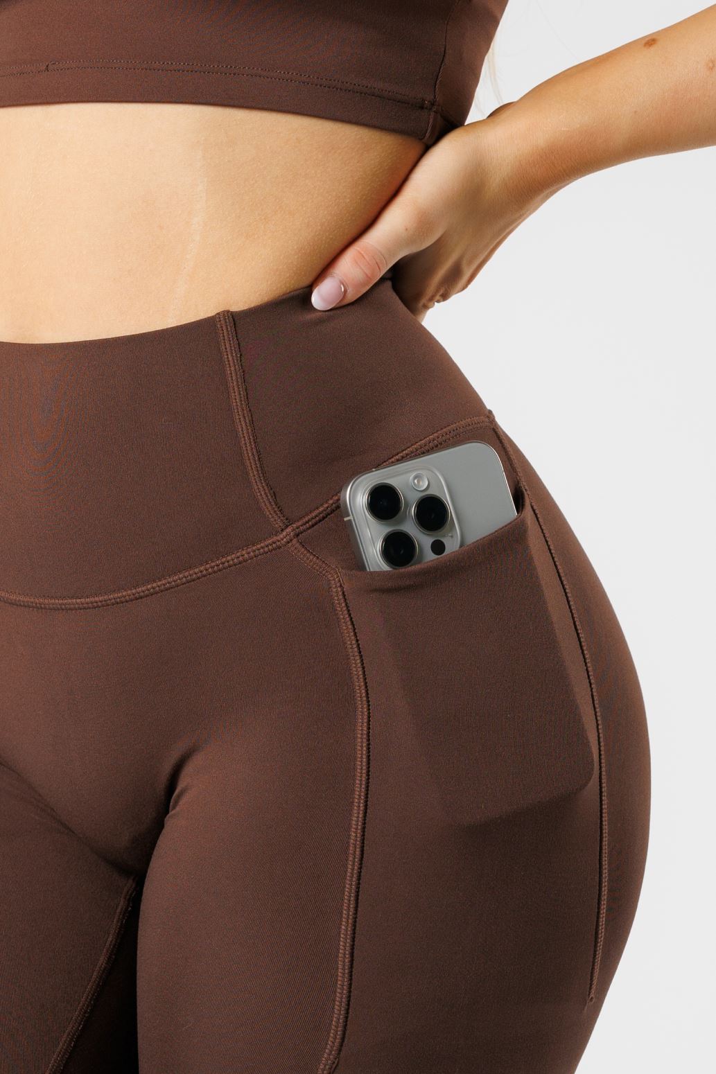 Reluna Original Sculptseam® Plus Pocket Legging Walnut Leggings/Joggers Paragon Fitwear 