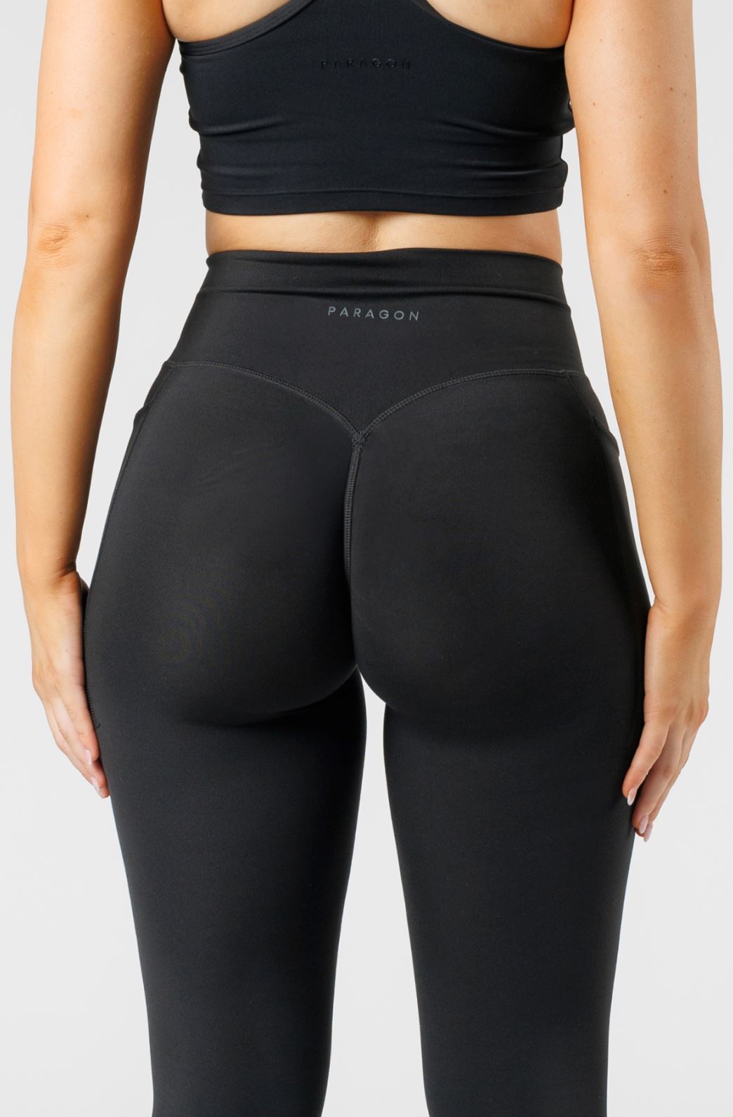 Reluna Original Sculptseam® Plus Pocket Legging Black Leggings/Joggers Paragon Fitwear 