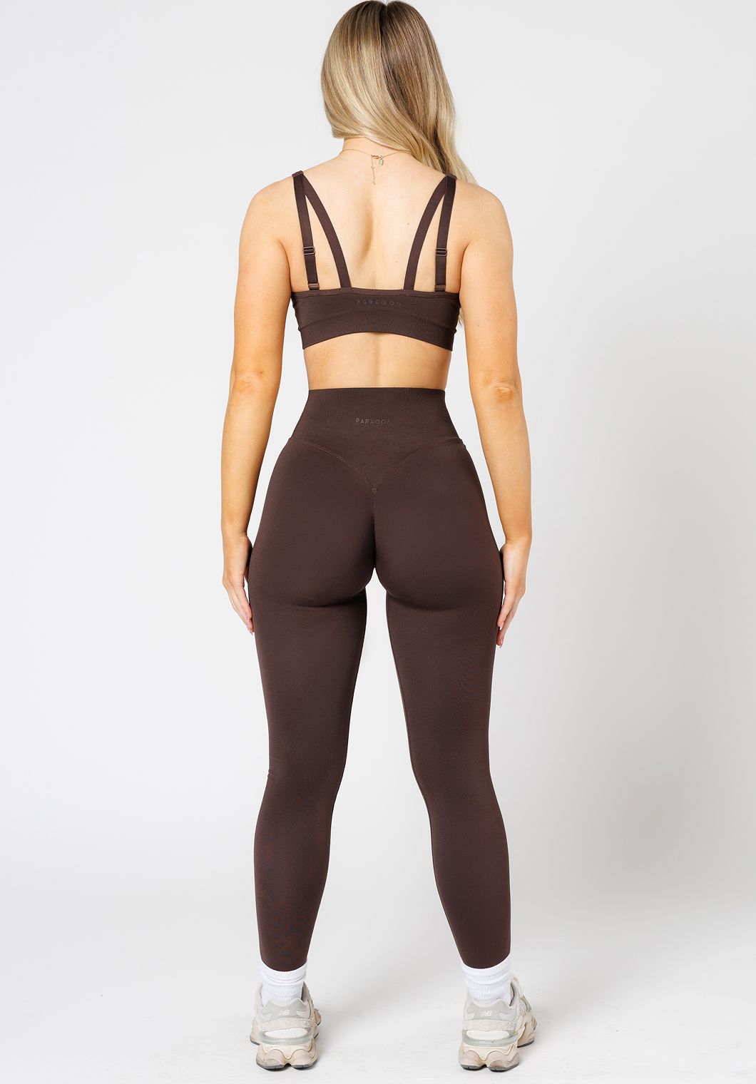 CurveFlex Hourglass Sculptseam® Plus Seamless Legging Walnut Leggings/Joggers Paragon Fitwear 