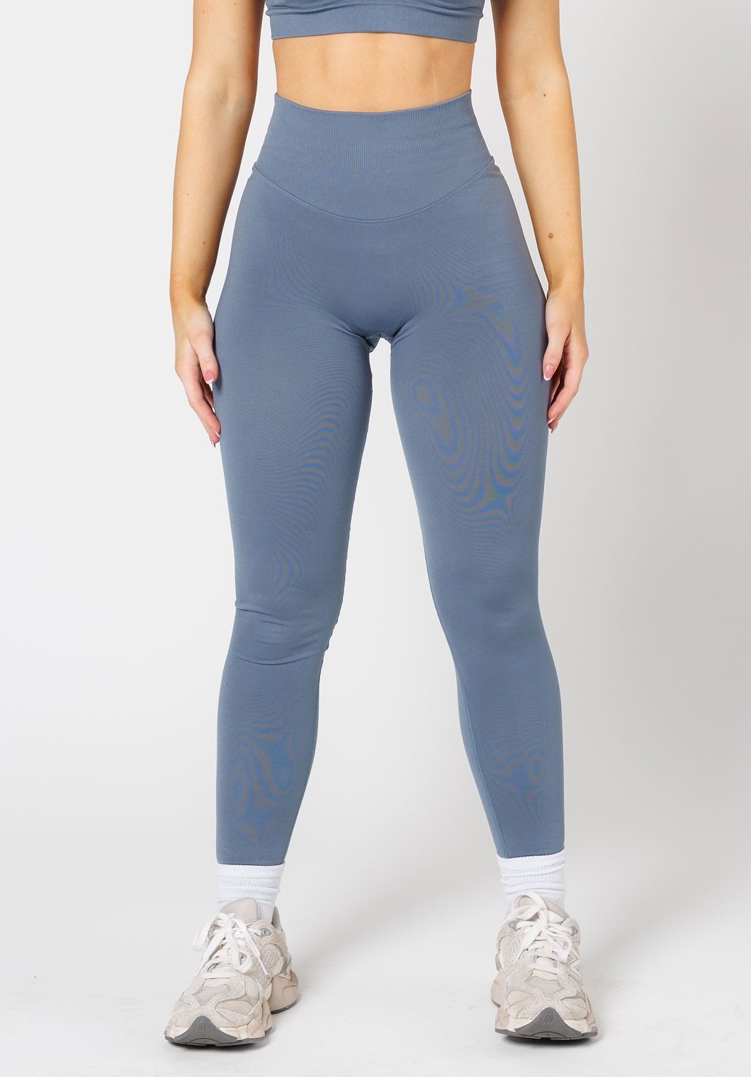 CurveFlex Hourglass Sculptseam® Plus Seamless Legging Slate Leggings/Joggers Paragon Fitwear 