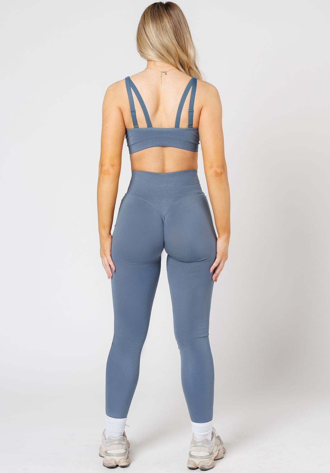 CurveFlex Hourglass Sculptseam® Plus Seamless Legging Slate Leggings/Joggers Paragon Fitwear 