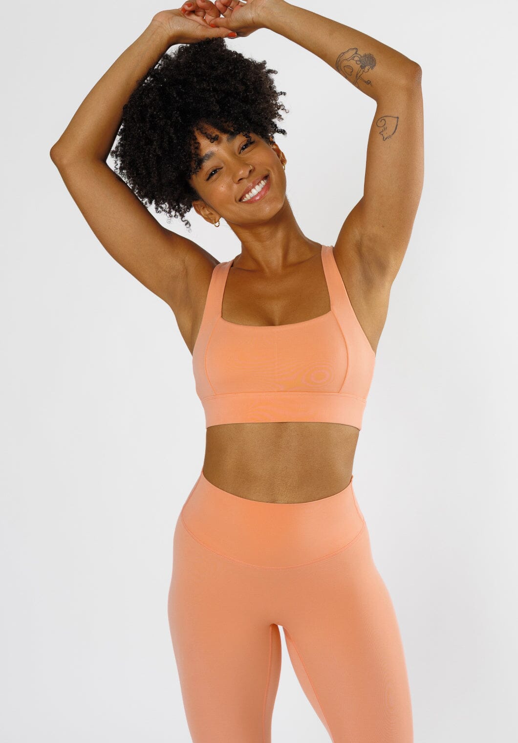 Reluna™ Refined Square Bra Guava Sports Bras Paragon Fitwear 
