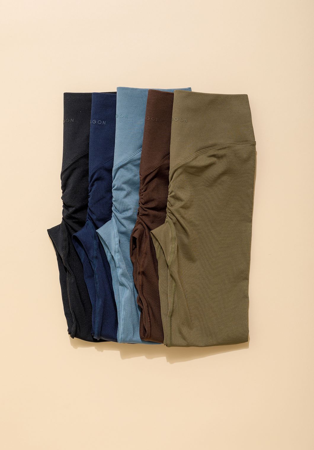 CurveFlex Hourglass Sculptseam® Plus Seamless Legging Walnut Leggings/Joggers Paragon Fitwear 