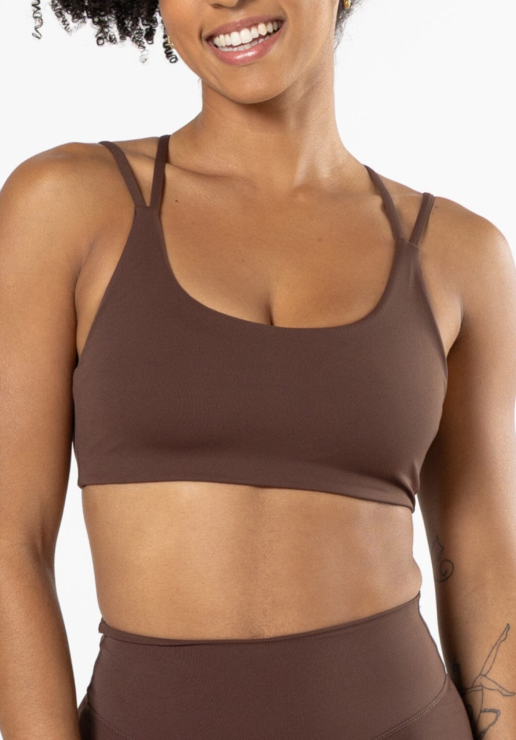 RecStretch Radiate Bra Walnut Sports Bras Paragon Fitwear 