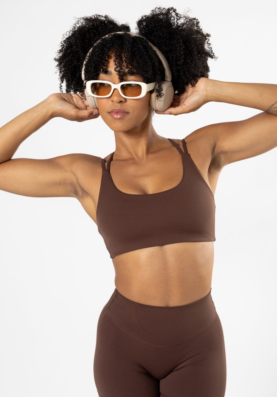 RecStretch Radiate Bra Walnut Sports Bras Paragon Fitwear 