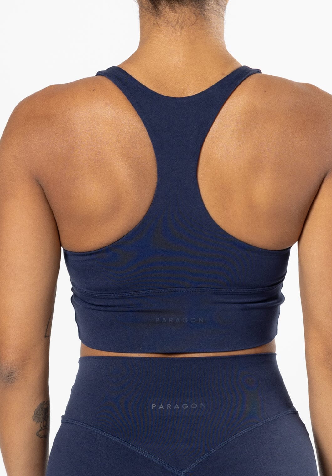 Reluna Ruched Bra Ink Sports Bras Paragon Fitwear 